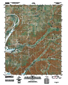 Wyandotte 2010 topographic map thumbnail