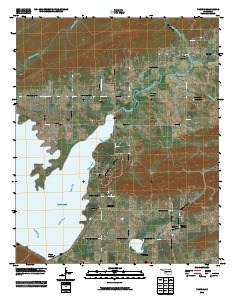Yanush 2010 topographic map thumbnail