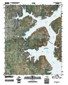 Wagoner East 2010 topographic map thumbnail