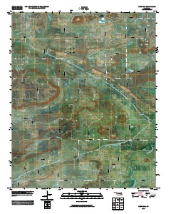 Sans Bois 2010 topographic map thumbnail