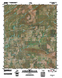 Spencerville 2010 topographic map thumbnail