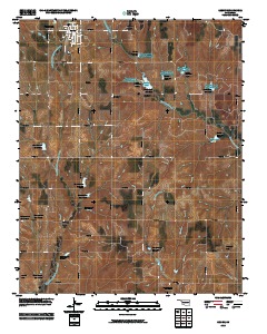 Leedey 2010 topographic map thumbnail