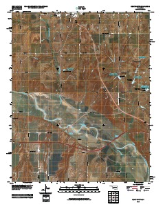 Geary South 2010 topographic map thumbnail