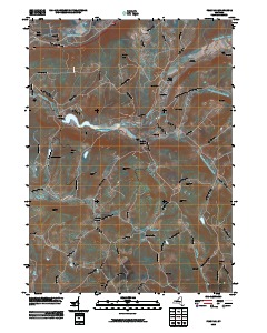 Franklin 2010 topographic map thumbnail