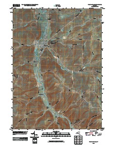 Franklinville 2010 topographic map thumbnail