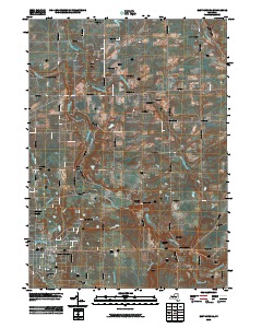 East Aurora 2010 topographic map thumbnail