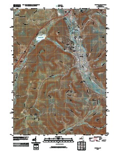 Hornell 2010 topographic map thumbnail