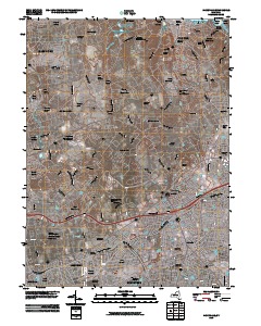 Hicksville 2010 topographic map thumbnail