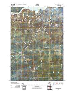 Hogansburg 2010 topographic map thumbnail