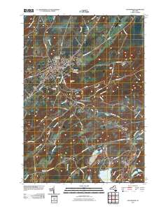 Gouverneur 2011 topographic map thumbnail
