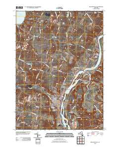 Mechanicville 2010 topographic map thumbnail