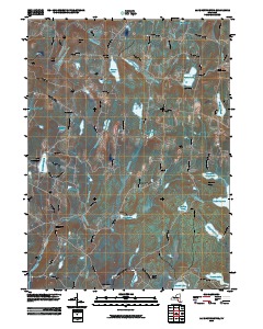 Lake Huntington 2010 topographic map thumbnail