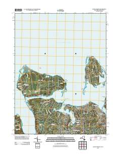 Lloyd Harbor 2011 topographic map thumbnail