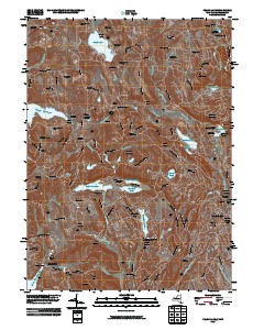 Peach Lake 2010 topographic map thumbnail