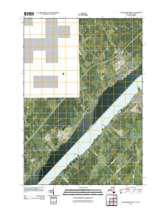 Ogdensburg West 2011 topographic map thumbnail