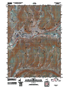 Oneonta 2010 topographic map thumbnail