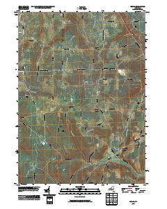 Ossian 2010 topographic map thumbnail