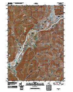 Owego 2010 topographic map thumbnail
