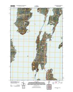 North Hero 2011 topographic map thumbnail