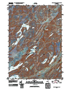 Muskellunge Lake 2010 topographic map thumbnail
