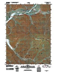 Red House 2010 topographic map thumbnail