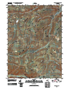 Towlesville 2010 topographic map thumbnail