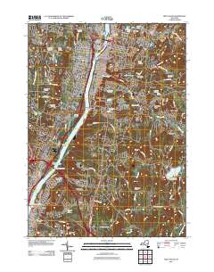 Troy South 2011 topographic map thumbnail