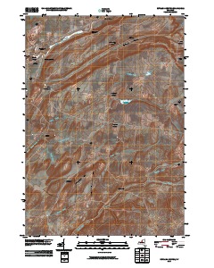 Rutland Center 2010 topographic map thumbnail