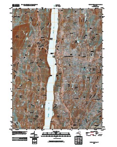 Poughkeepsie 2010 topographic map thumbnail