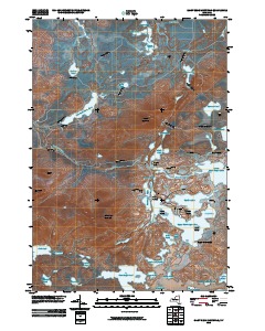 Saint Regis Mountain 2010 topographic map thumbnail