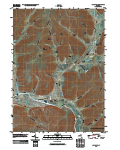 Salamanca 2010 topographic map thumbnail