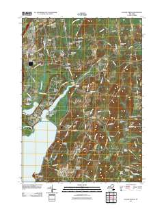 Quaker Springs 2011 topographic map thumbnail