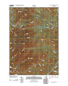 Rocky Peak Ridge 2011 topographic map thumbnail