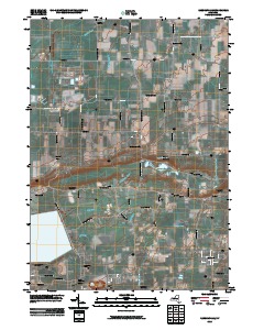Ransomville 2010 topographic map thumbnail