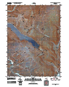 Rondout Reservoir 2010 topographic map thumbnail