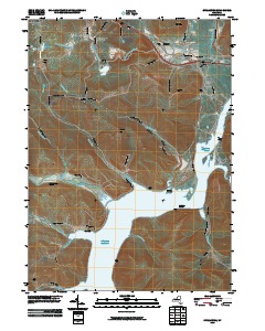 Steamburg 2010 topographic map thumbnail