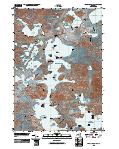 Upper Saranac Lake 2010 topographic map thumbnail