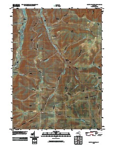 South Canisteo 2010 topographic map thumbnail