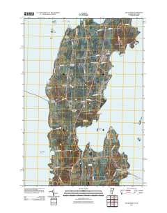 South Hero 2011 topographic map thumbnail
