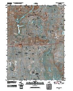 Central Islip 2010 topographic map thumbnail