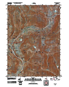 Afton 2010 topographic map thumbnail