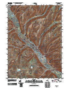 Avoca 2010 topographic map thumbnail
