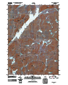 Brant Lake 2010 topographic map thumbnail