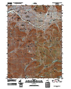 Binghamton West 2010 topographic map thumbnail