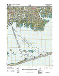 Bay Shore East 2011 topographic map thumbnail