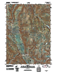 Arkport 2010 topographic map thumbnail