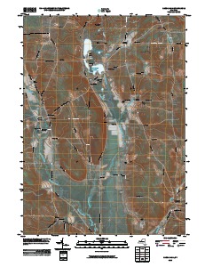 Cassadaga 2010 topographic map thumbnail