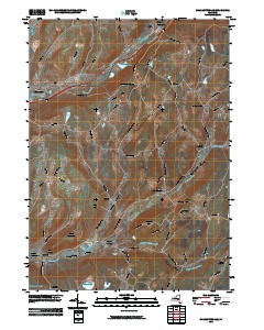 Charlotteville 2010 topographic map thumbnail