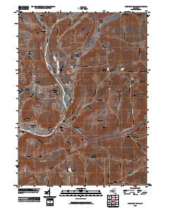 Chenango Forks 2010 topographic map thumbnail