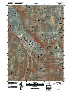 Dansville 2010 topographic map thumbnail